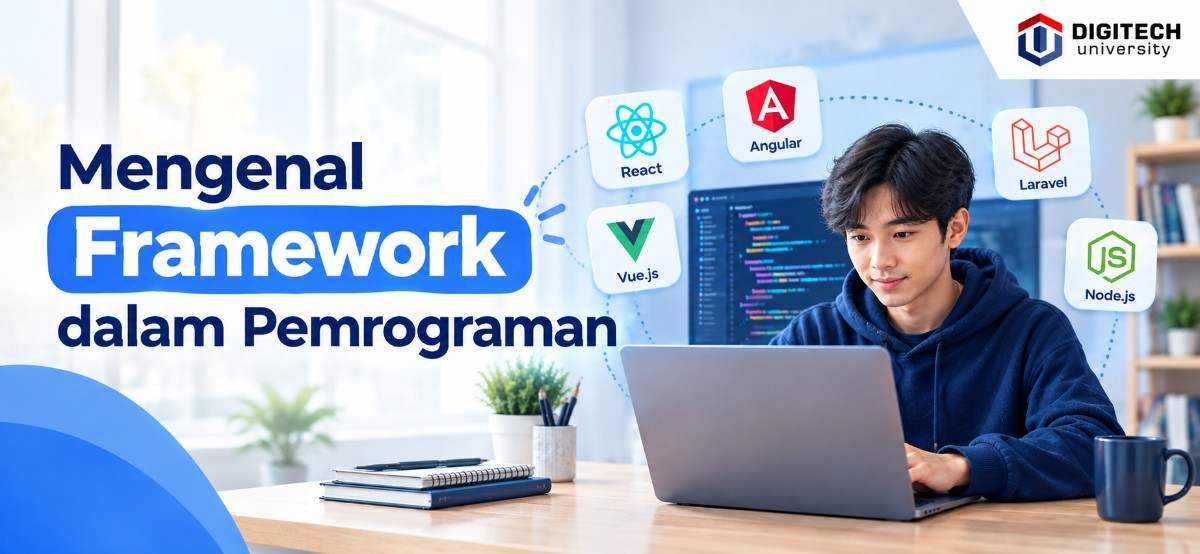 thumbnail article digitech university: Mengenal Framework di Pemrograman Universitas Swasta di Bandung