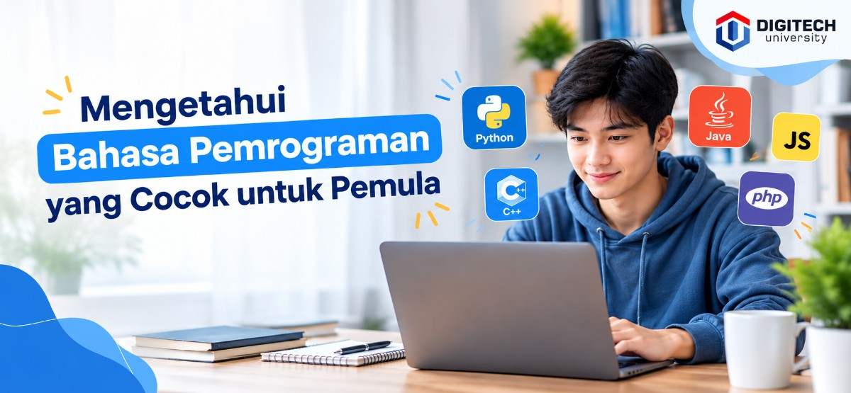 thumbnail article digitech university: Bahasa Pemrograman yang Cocok untuk Pemula Universitas Swasta di Bandung