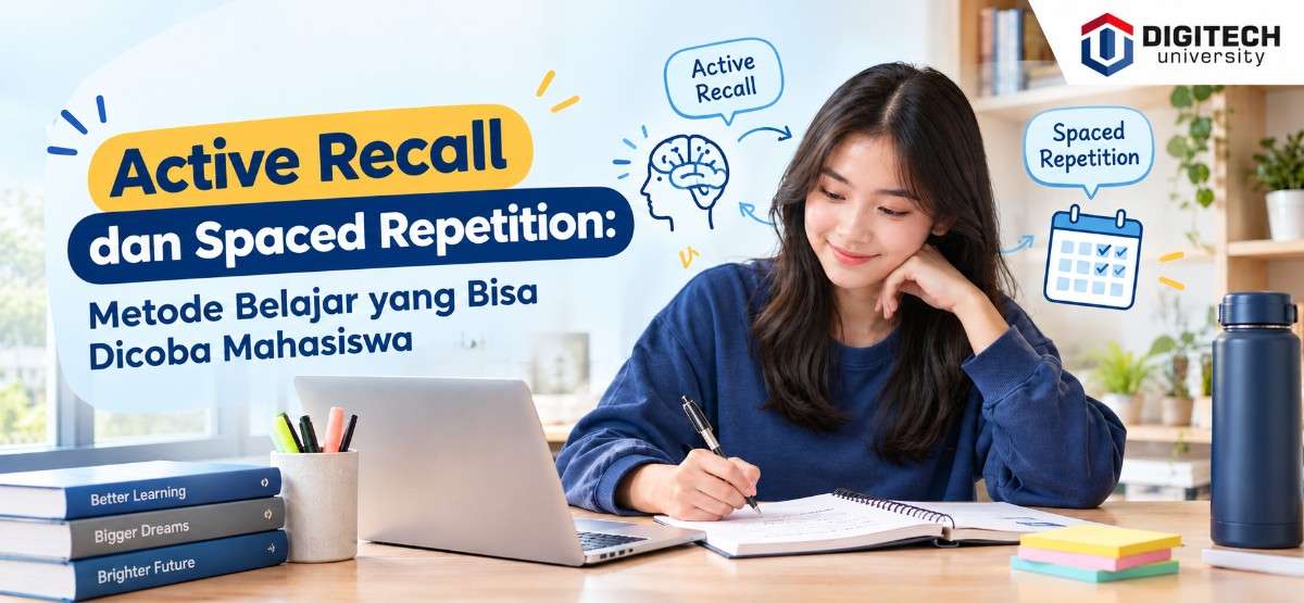 Active Recall dan Spaced Repetition: Metode Belajar yang Bisa Dicoba Mahasiswa Universitas swasta di bandung